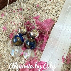 Alquimia Blue and Silver Earrings